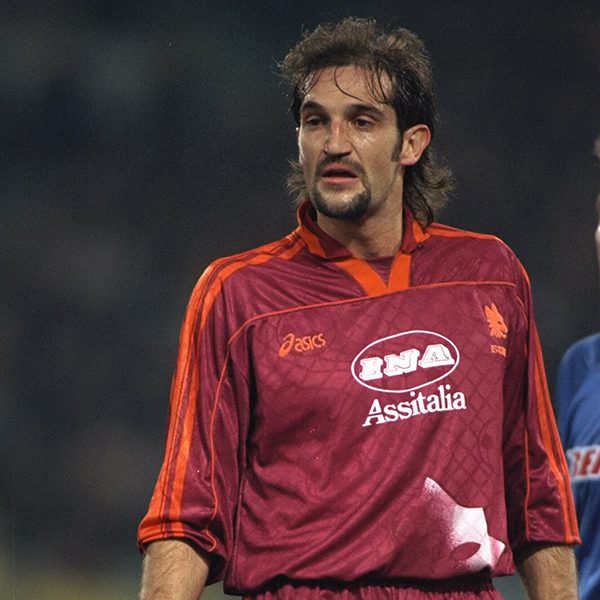 Camisa Roma 1995-96 Home Asics